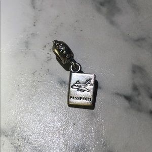 Passport Pandora Charm